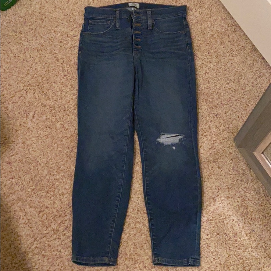 J. Crew High-Rise “Toothpick” Jeans